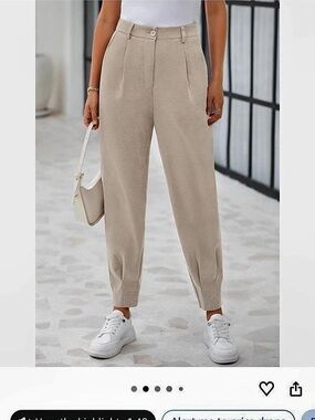 CFLONGE Womens Ankle Work Pants Trousers Casual Slacks 3 different color xs